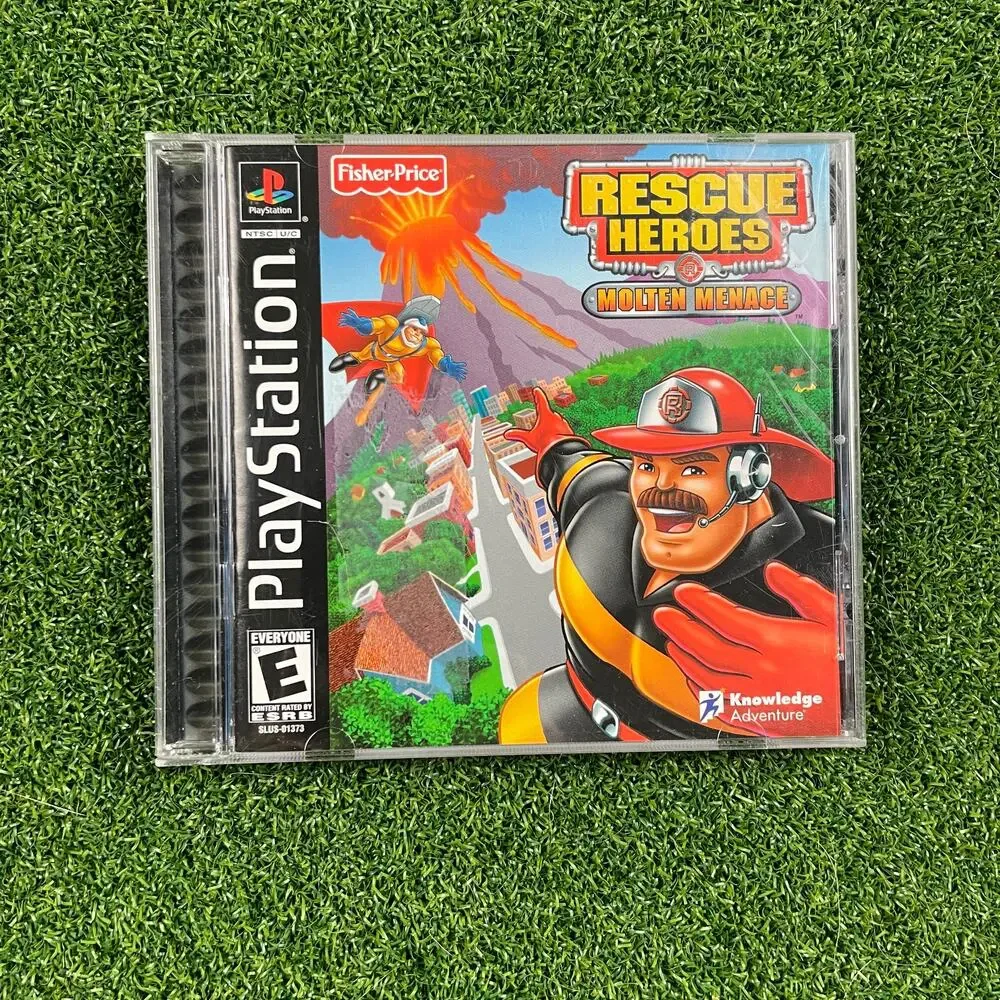Fisher-Price: Rescue Heroes: Molten Menace (Sony PlayStation 1, 2001) CIB